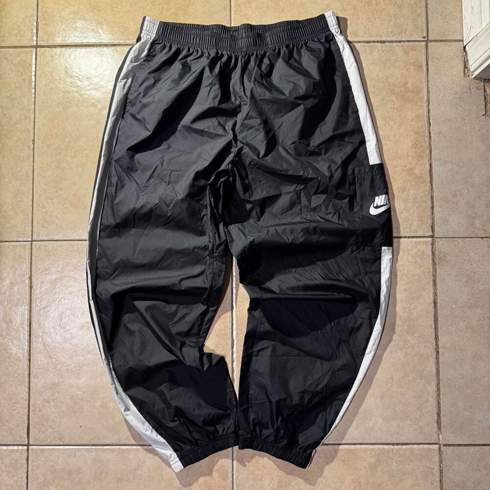 Y2k black and white nike Track Pants Size L in mens